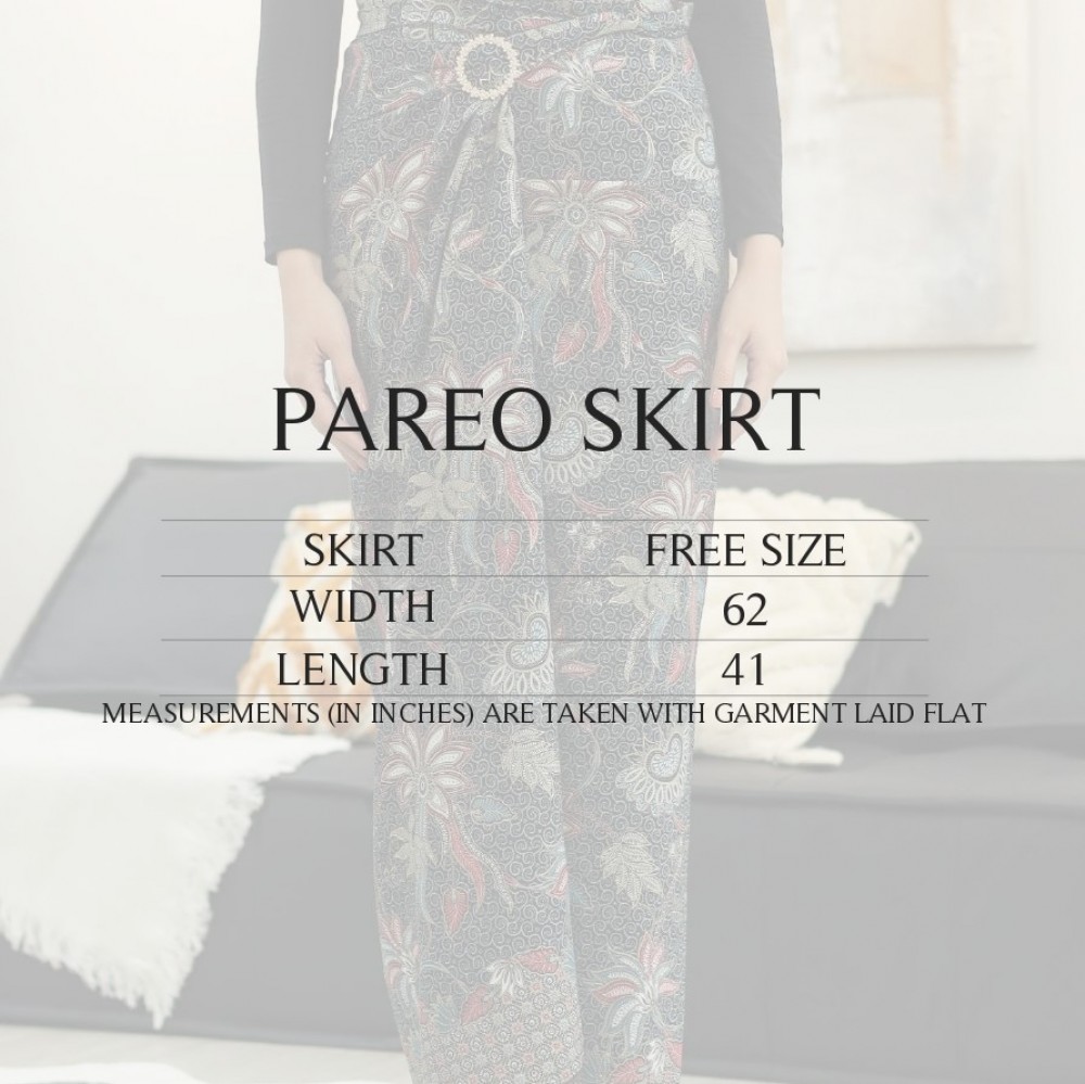 Pareo Skirt - Maroon